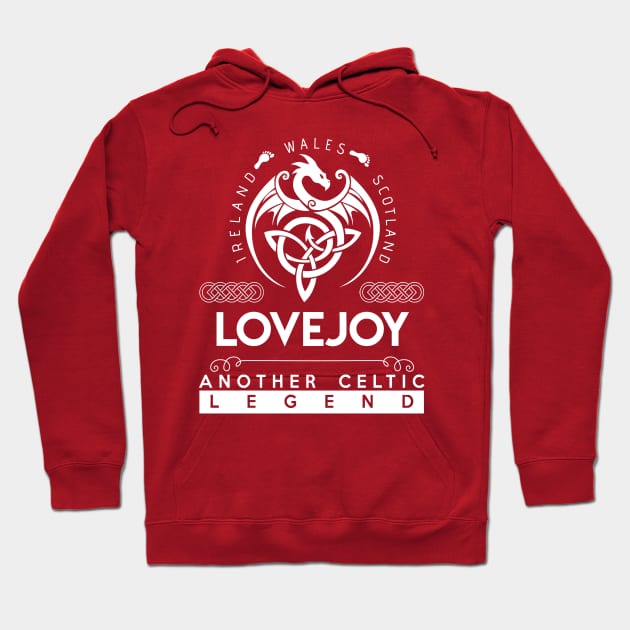Lovejoy Name T Shirt - Another Celtic Legend Lovejoy Dragon Gift Item
