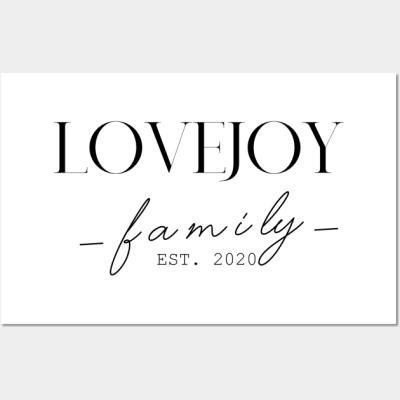 Lovejoy Family EST. 2020, Surname, Lovejoy