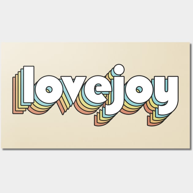 Lovejoy - Retro Rainbow Typography Faded Style