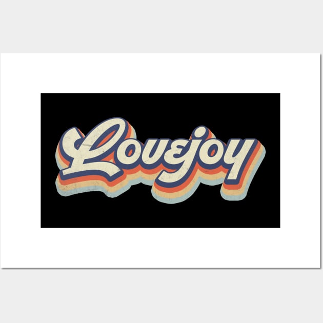First Name Lovejoy Retro Birthday Pattern Vintage Styles