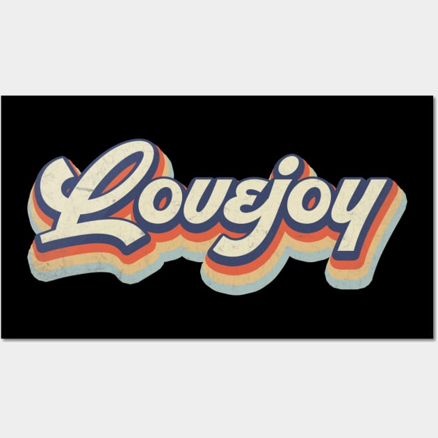 First Name Lovejoy Retro Birthday Pattern Vintage Styles