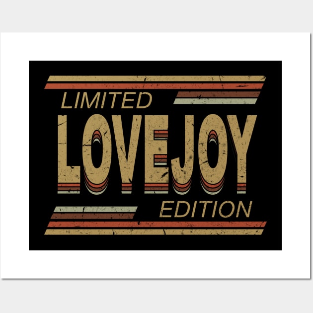 Vintage Lovejoy Proud Name Personalized Birthday Retro Styles