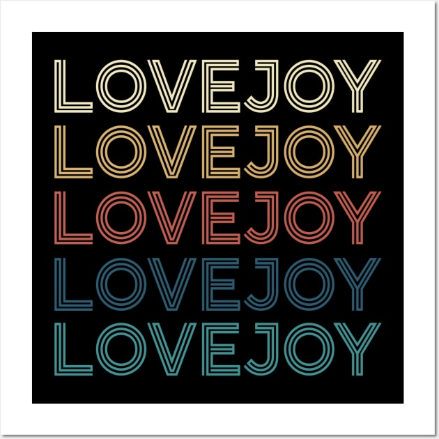 Lovejoy Gift Name Personalized Retro Vintage 80s 90s Birthday